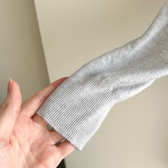 Vila Milano Grey Open Front Metallic Studded Cardigan, Grey, Size Small - Picture 6 of 16